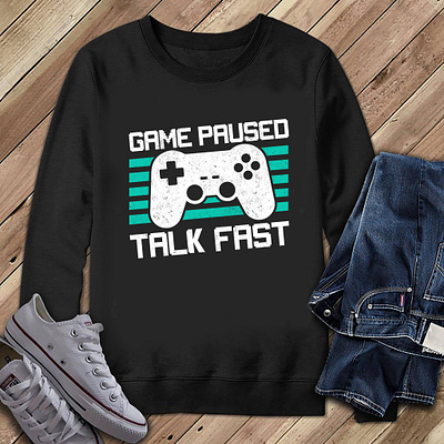 Gaming T-shirt Design design game gamer gamer tshirt games graphic design quotes t shirt tee tshirt tshirt design typography