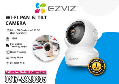 A banner for EZVIZ Wifi Camera branding design graphic design illustration