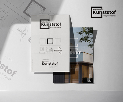 Rotterdamse Kunststof Kozijnen Fabriek | Logo design app branding corporate identity design figma graphic design illustration illustrator logo typography ui vector