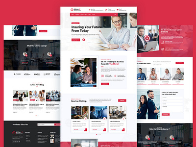 Business Consulting Service WordPress Theme advisor agency business company consultant consulting corporate creative finance insurance it landing marketing minimal multipurpose portfolio services solution startup technology