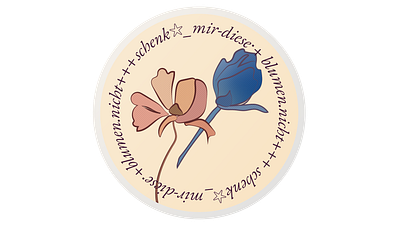 🦋 Spring badge 🦋 adobeillustrator badge danziger99 dribbble dribbbleweeklywarmup flowers illustration spring springbadge weeklywarmup