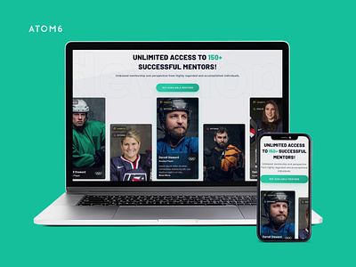 Website design & dev - Matterhorn Mentors design mobile app motiongraphic ui uidesign uidesigns uiux website