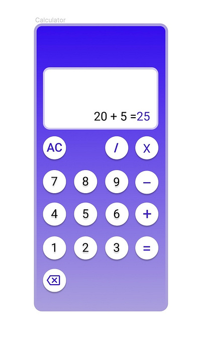 Daily UI 004 - Design a calculator #DailyUI #Day 4 dailyui design inspiration ui ux