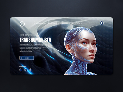 Asociación Transhumanista digital art digitalart graphic design logo transhumanism transhumanismo ui web webdesign