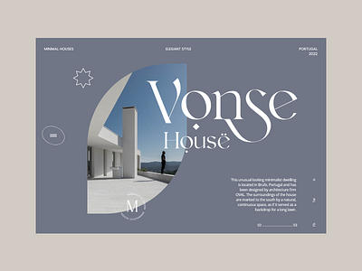 Minimal houses #2 design font type ui uidesign