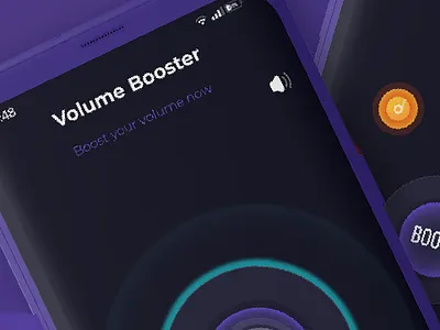 Volume Booster 3d animation branding graphic design logo motion graphics ui