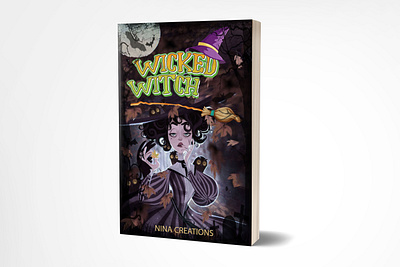 Wicked Witch adobe adobe photoshop amazon book book cover book design cover design ebook ebook design fiction covers fiverr fiverr.com graphic designer illustration kindle kindle design logo ui wickedwitch witch