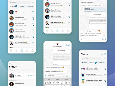 WhatsApp Redesign design mobile app mobile ui redesign ui uiux whatsapp