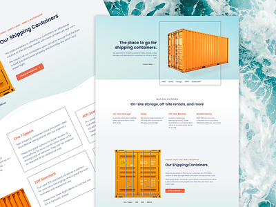 Website Design for C-CanSam containers design elementor industrial logistics shipping transport ux web design wordpress