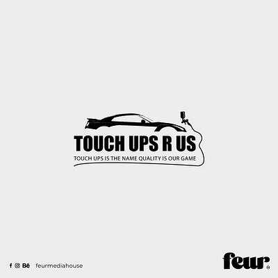 Touch Up R Us logo design branding design graphic design illustration logo