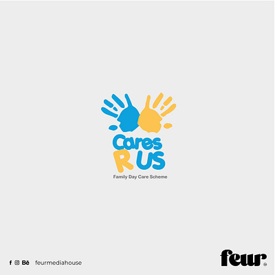 Cares R Us Rebranding branding design graphic design illustration logo mouckup print