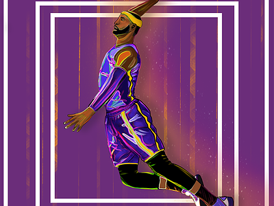 NBA ILLUSTRATION adobe branding design drawing graphicdesign i pad illustration nba procreate sports