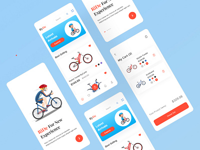 ByCycle Shop App app app design app ui appui bycycle app bycycle shop bycycle shop app ui design ui uiux