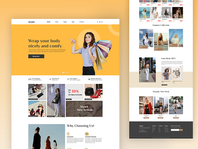 Fashion Website Landing Page Design e commerce website fashion website fashion website landing page fashion website ui fashion website ui ux home page landing page landing page ui ui ui design ui home page uiux home page ux website website home page website ui website ui design website uiux