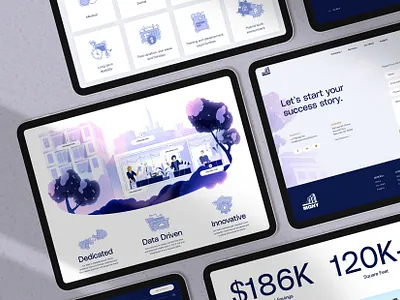 MGNY Website Design and Illustrations branding creative agency design flat graphic design homepage illustration strategy website