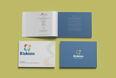 KISHION brand book branding graphic design