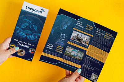 TECHCOM flyer graphic design