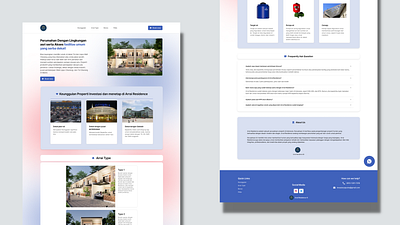 Simple Real Estate Landing Page landing page ui web design