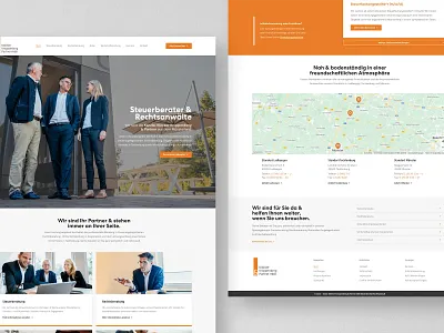 A new digital presence of German law firm KKP. application footer header job application law lawfirm orange recruiting webdesign website wordpress