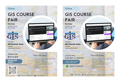 GIS Course Fair poster March 2023 ui