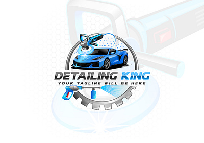 Car Detailing Logo, Car Wash Logo, Car Polish Logo, Detailing car polish logo png