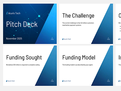 Funding Pitch Deck Mockup blockchain branding capital investor pitch pitch deck presentation raise startup