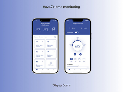 Day 021 - Home monitoring 021 branding community dailyui design figma home house illustration logo mobile monitoring ui ux website