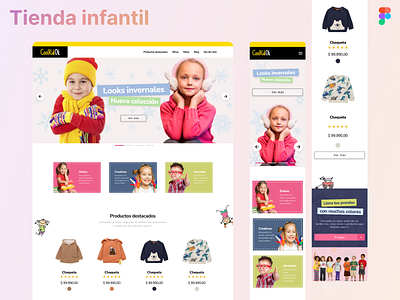 Tienda infantil 👦🏻 branding design graphic design logo typography ui ux web