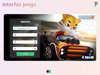 Interfaz de juego 🕹️ branding design graphic design logo typography ui ux web