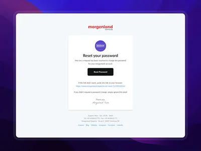 Reset your password design email email design email template marketing email reset password ui ui designs uidesign