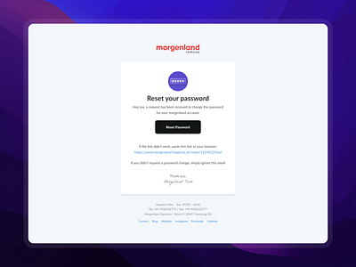 Reset your password design email email design email template marketing email reset password ui ui designs uidesign