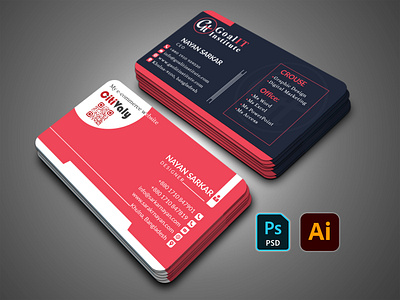 Professional Business Card Design branding business card design creative card design elegant business card graphic design modern card modern visiting card simple crad design vector visiting card