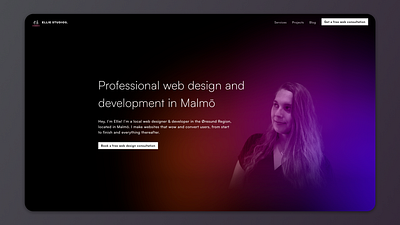 Ellie Studios Website design graphic design website