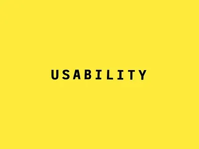 Usability in a nutshell animation minimal typography usability