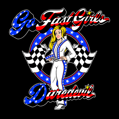 Go Fast Girls (Spring 2023) apparel branding design flat graphic design hats illustration shirts vector