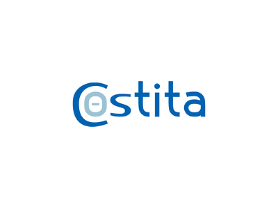COSTITA black blue brand branding buyers design graphic design illustration international market logo logo design logodesign manufactures minimal simple trading typography ui vector white