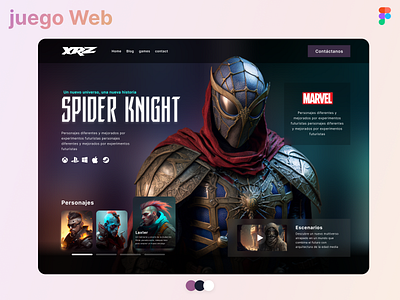 Juego Web IA 🎮 branding design graphic design logo typography ui ux web