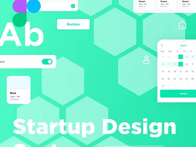 Design System for Startups auto layout design system figma mobile startup startup design styleguide uidesign uxdesign web