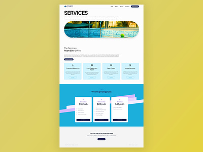 Service page Pool services clean design figma minimal design service page ui ui design ux web web design website