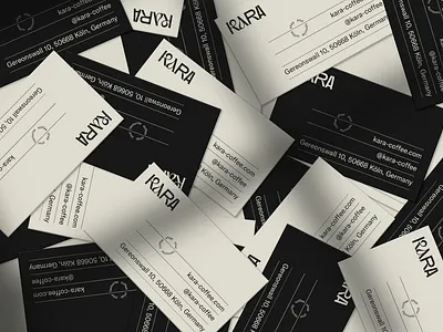 Kara Coffee Shop | Branding branding business card clean coffee shop design graphic design identity logo logotype minimalistic