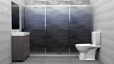 3D bathroom 3d architecture arnold bathroom cinema 4d modeling