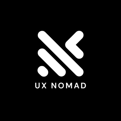 UX Nomad Logo branding design graphic design illustration logo typography