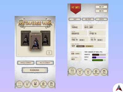 Metaverse War design game design game development graphic design illustration ui vector