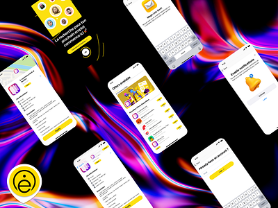 Emplo - Mobile App Design app dashboard design emplo emplo job search hiring illustration ios job logo