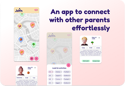 The perfect playdate companion for busy parents. app branding design graphic design illustration logo typography ui ux vector