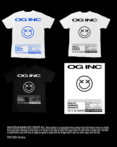 og inc merch design apparel branding design graphic design logo merch merchandise