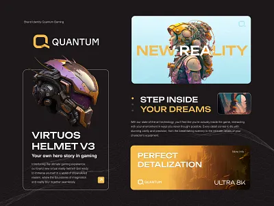 Gaming Company Branding agency brand brand designer brand identity branding business color design game gaming graphic design logo logotype marketing space startup typography ui virtual visual identity