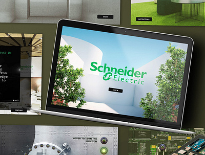 Schneider Electric Game Design branding corporate custom design design escape room game design graphic design schneider electric sustainability ui website design