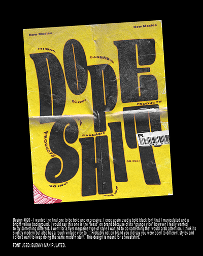 Dope sh*t apparel branding design graphic design illustration logo merchandise