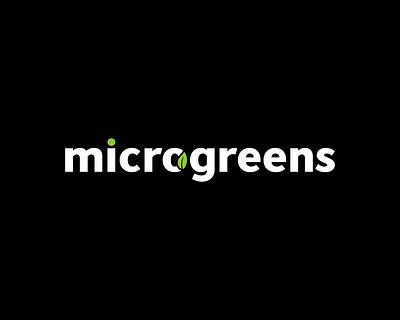 Logo Microgreens branding design graphic design logo logo design
